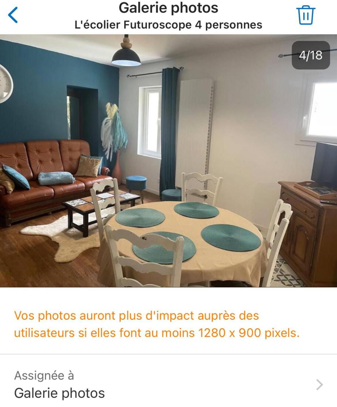L'Ecolier Futuroscope 4 Personnes Apartment Beaumont  Luaran gambar