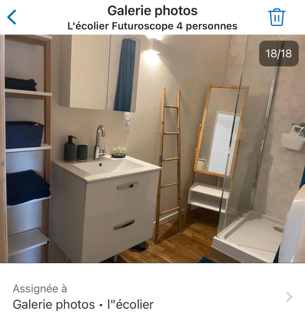 L'Ecolier Futuroscope 4 Personnes Apartment Beaumont  Luaran gambar