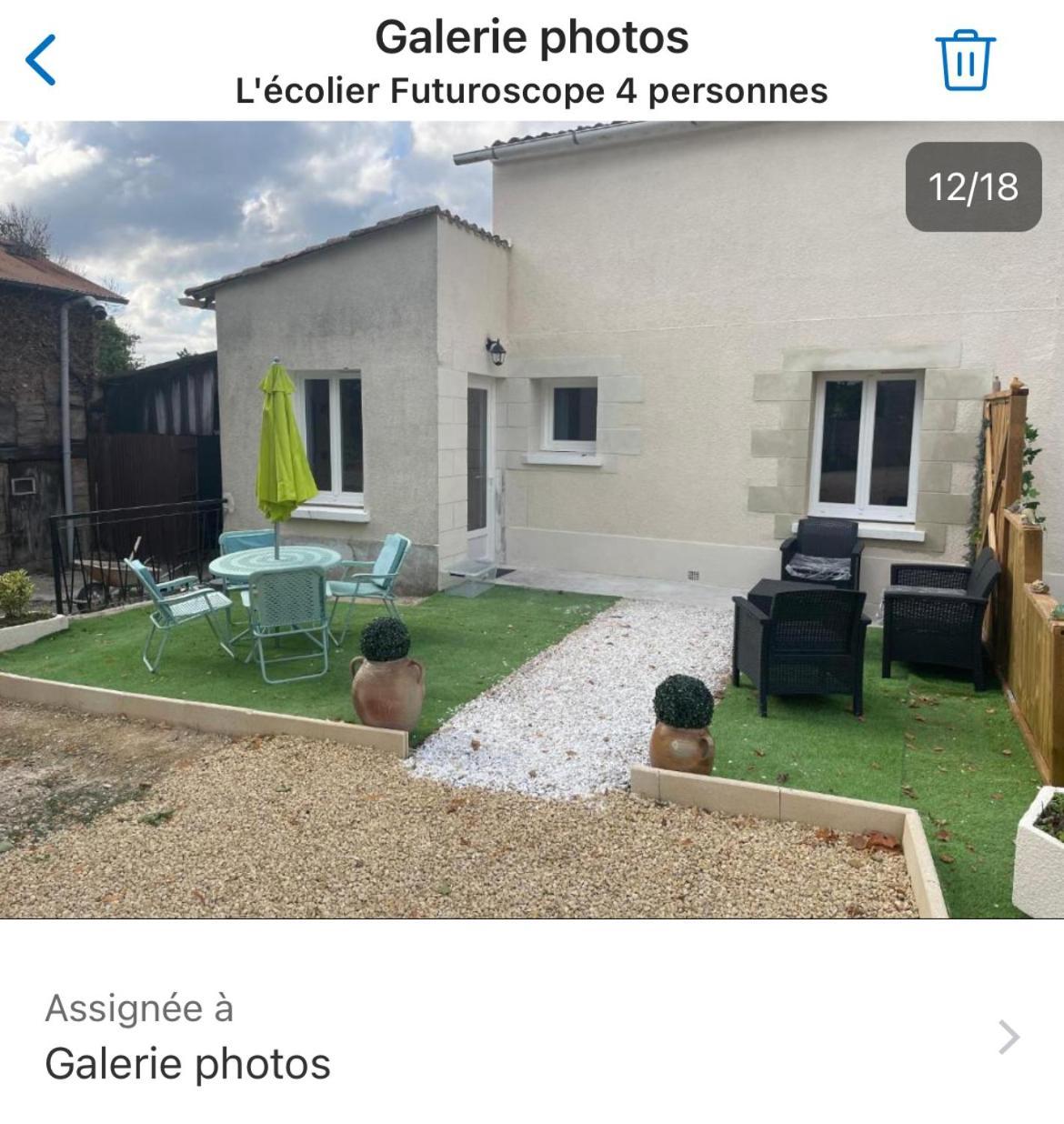 L'Ecolier Futuroscope 4 Personnes Apartment Beaumont  Luaran gambar